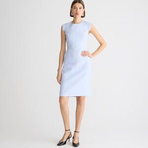 J. Crew Resume Dress in Stretch Linen Blend